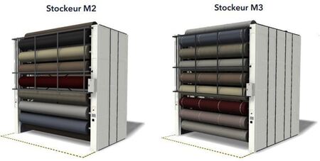 Sladock M2 ou M3 (présentoir rouleaux 2 ou 3 profondeurs)